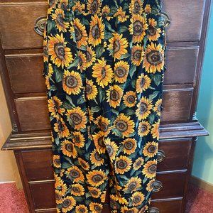 Lucy & Yak Alexa Trousers: ORGANIC COTTON - Sunflower Print